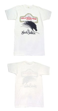 画像4: 1980's "the Black Stallion" Crew Neck Print T-Shirts -made in USA-　WHITE　size M - L (表記 L 42-44) (4)