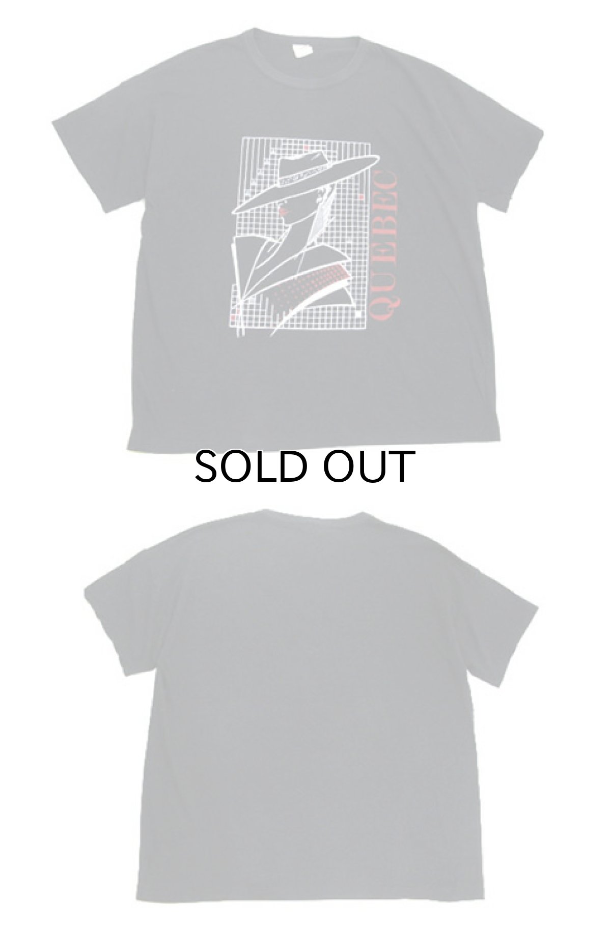 画像4: 1980's Mr. Worldpro Crew Neck Print T-Shirts "QUEBEC" made in CANADA BLACK size M - L (表記 不明) (4)