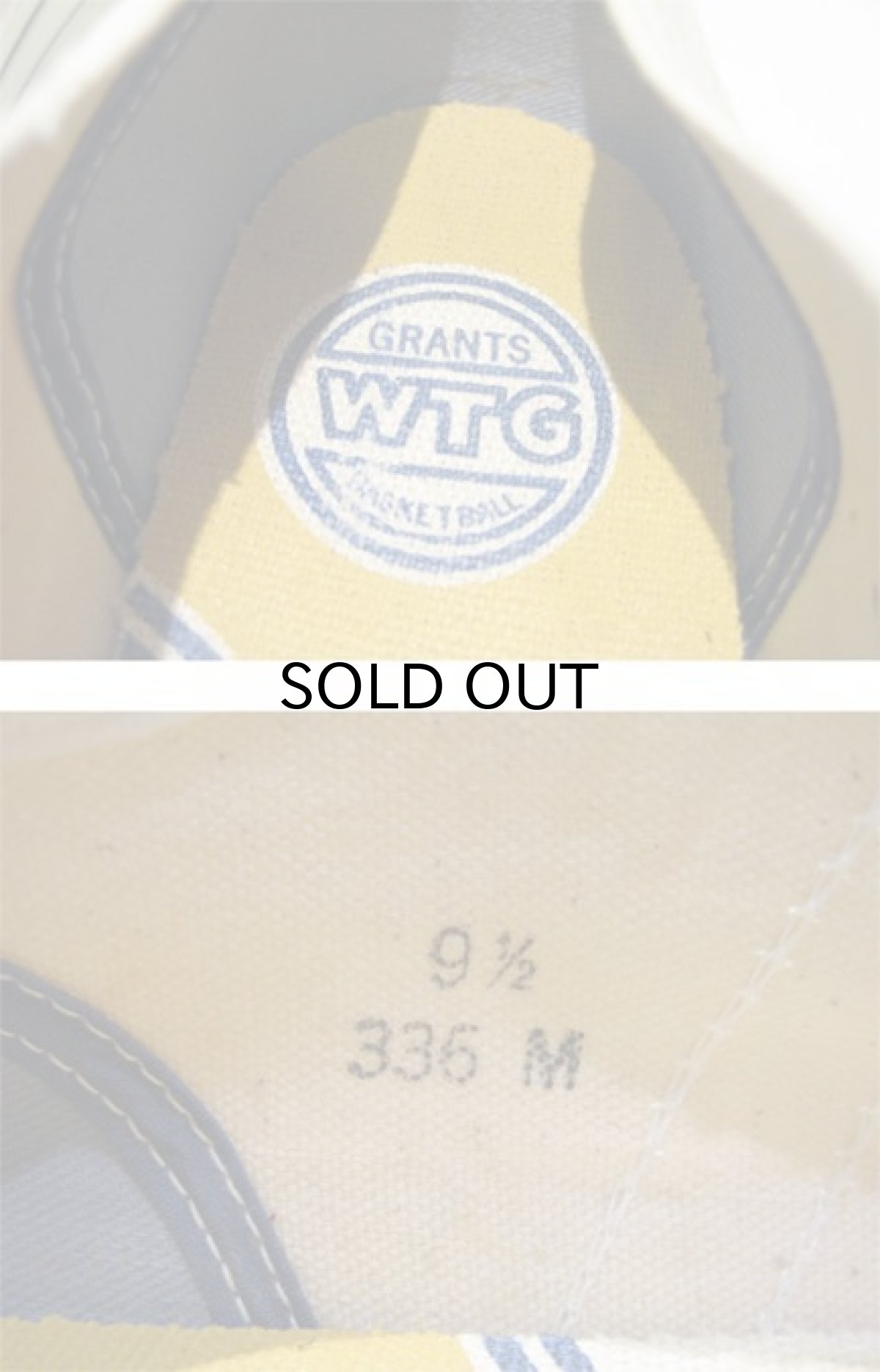 画像5: 1970's "GRANTS WTG" Low-Cut Canvas Sneaker　Dead Stock　NATURAL　size 9.5 (27.5 cm) (5)