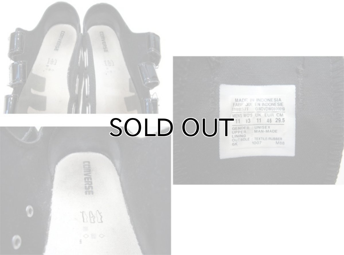 画像4: CONVERSE "ALL STAR" Velcro Sneaker Black / White size 11 (29.5 cm) (4)
