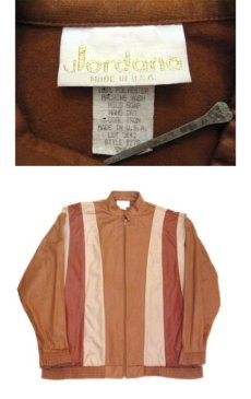 画像3: 1980's "Jordana" Zip Up Design Jacket -made in USA-　BROWN系　size M (表記 S) (3)