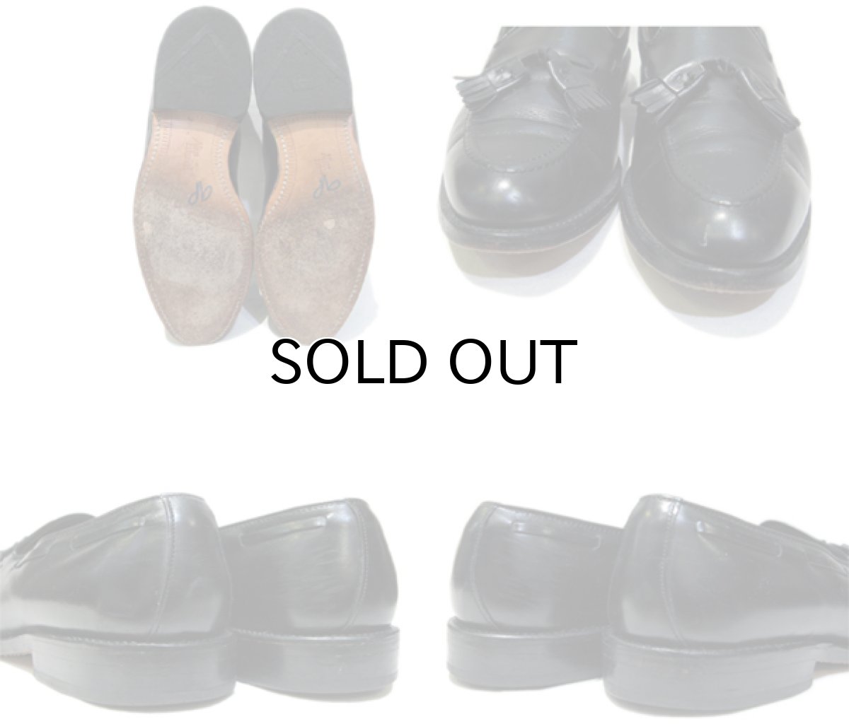 画像3: Allen Edmonds Tassel Loafers -made in USA-　BLACK　size 7 C ( 25cm ) (3)