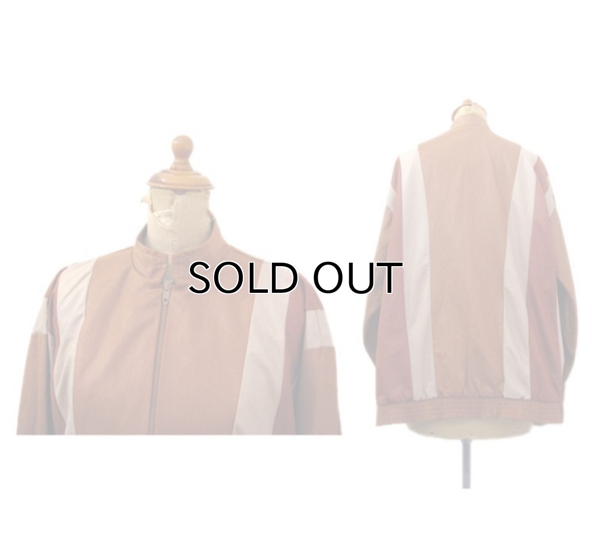 画像2: 1980's "Jordana" Zip Up Design Jacket -made in USA-　BROWN系　size M (表記 S) (2)