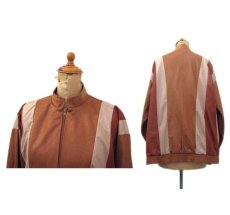 画像2: 1980's "Jordana" Zip Up Design Jacket -made in USA-　BROWN系　size M (表記 S) (2)