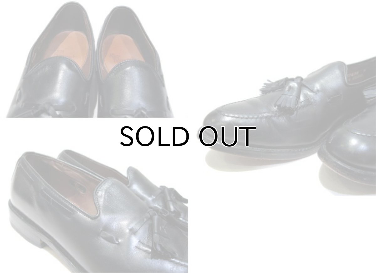 画像4: Allen Edmonds Tassel Loafers -made in USA-　BLACK　size 7 C ( 25cm ) (4)