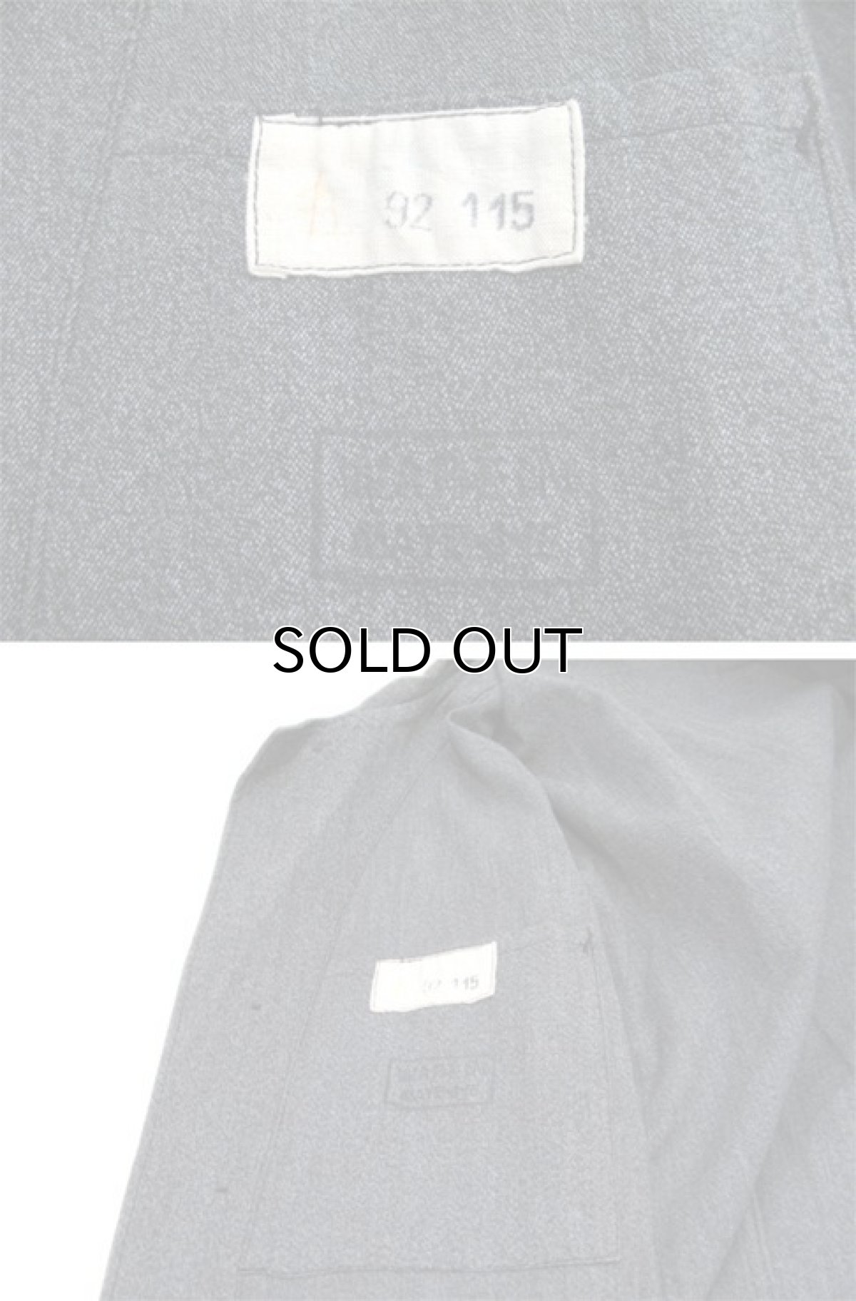 画像4: 1950's French Salt and Pepper Atelier Coat  size S - M (表記 不明) (4)