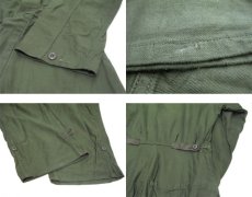 画像5: 1980's U.S.Military Cotton Sateen All in One　Dead Stock one-washed　OLIVE　size SMALL (5)