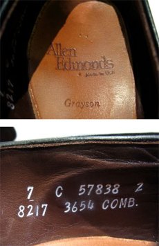 画像5: Allen Edmonds Tassel Loafers -made in USA-　BLACK　size 7 C ( 25cm ) (5)