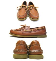 画像2: "SPERRY TOP-SIDER" Leather Deck Shoes　Lt.Brown　size 7 (25 cm) (2)