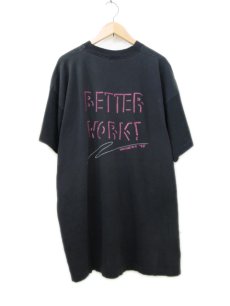 画像2: 1990's "Better Work ORCHESIS '95" Print T-Shirts -made in USA-　BLACK　size XL (表記 XL) (2)