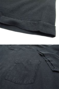 画像4: 1980's "BVD" Crew Neck Pocket T-Shirts -made in USA-　BLACK　size XL (表記 XXL 50-52) (4)