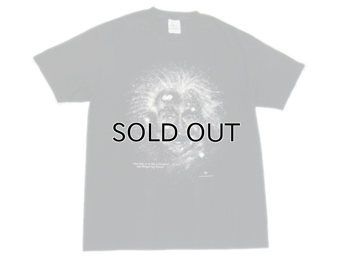 画像4: 1990's "Albert Einstein" Crew Neck Print T-Shirts BLACK size L (表記 L) (4)
