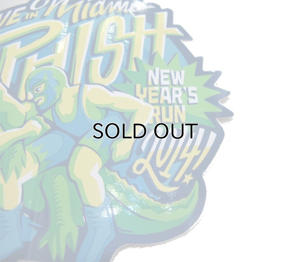 画像2: PHISH New Year's Run 2014 "Wrestling" Sticker   (2)