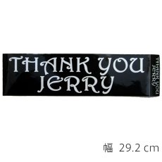 画像1: Grateful Dead "THANK YOU JERRY" Bumper Stickers    (1)