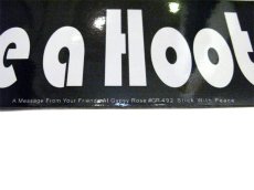 画像2: "Give a Hoot" Bumper Stickers  Green   (2)