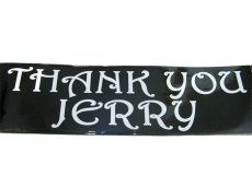 画像2: Grateful Dead "THANK YOU JERRY" Bumper Stickers    (2)
