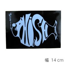 画像1: PHISH "Classic Logo" Sticker　Sax Blue   (1)