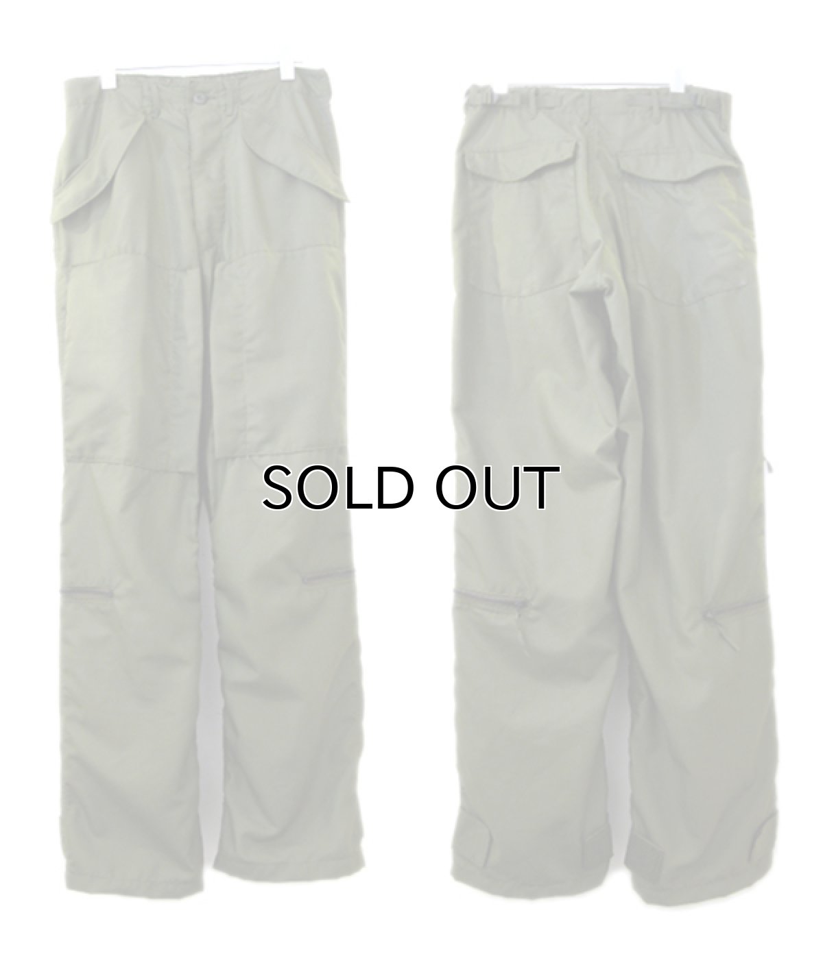 画像2: 1970's U.S.Military Nomex Flight Crew Trousers Dead Stock one-washed OLIVE size w 30 inch (Small - Long) (2)