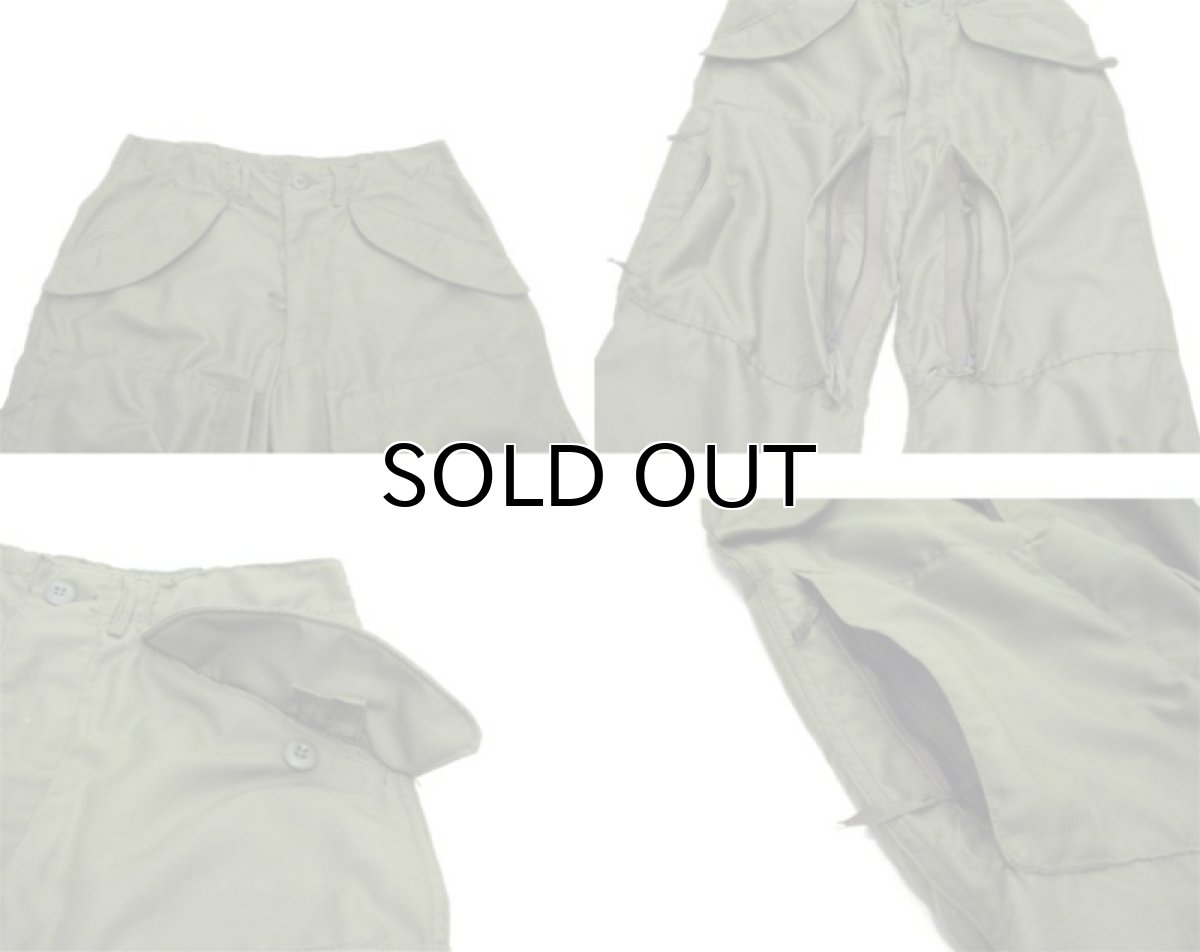 画像3: 1970's U.S.Military Nomex Flight Crew Trousers Dead Stock one-washed OLIVE size w 30 inch (Small - Long) (3)
