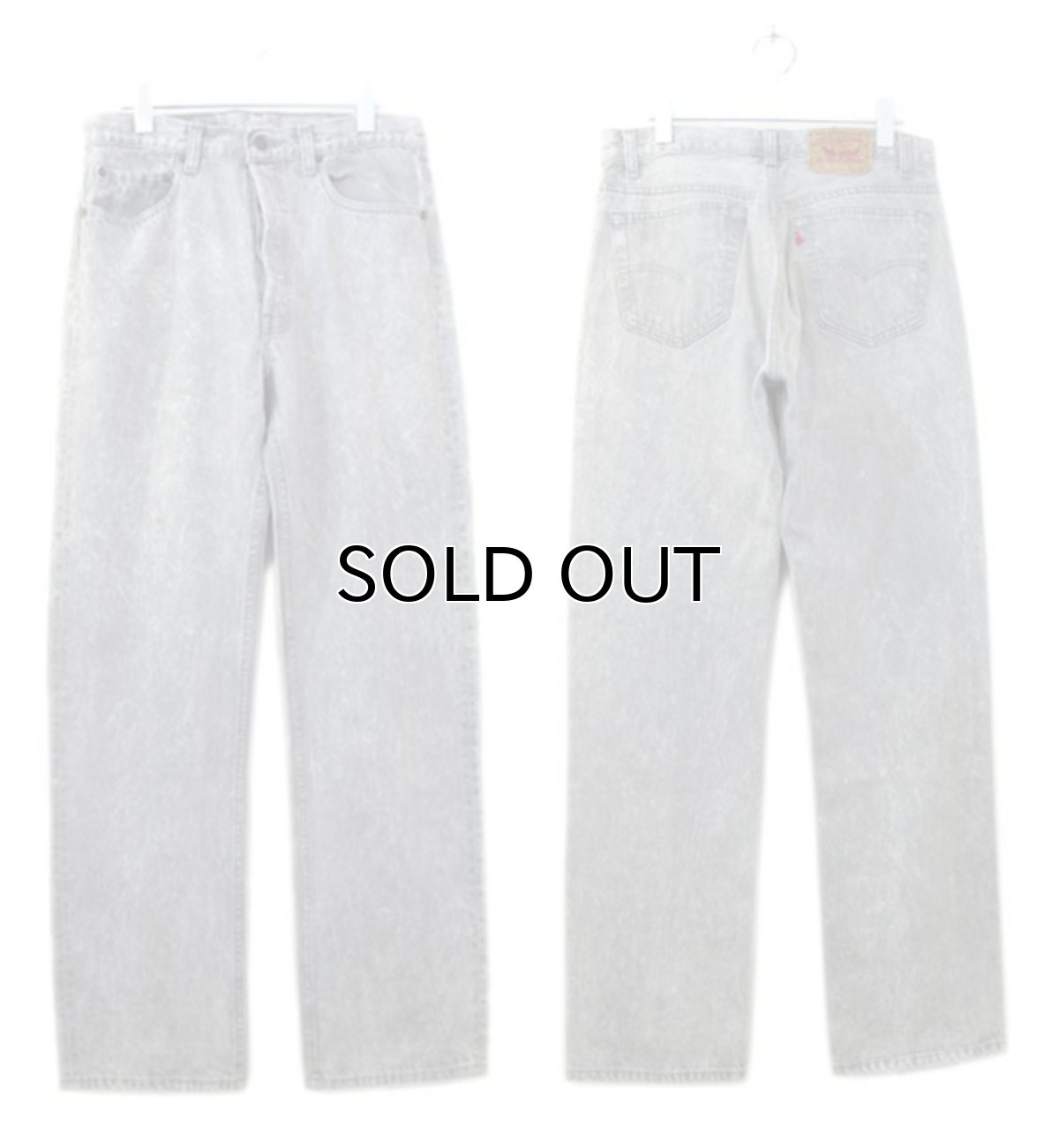 画像2: 1990's Levi Strauss & Co. Lot 501Chemical Wash Denim Pants　Black Denim　size w 31.5 inch (2)