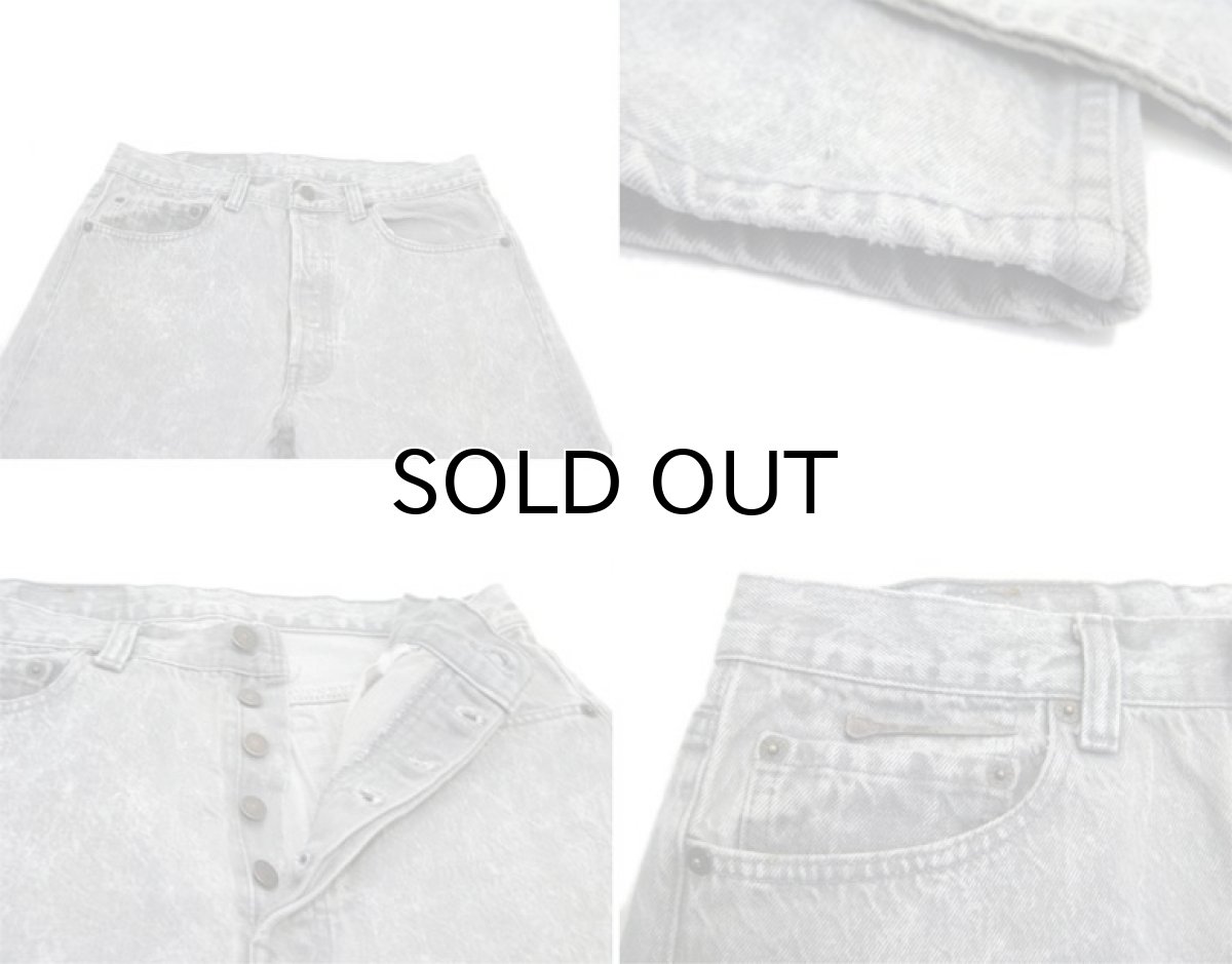 画像3: 1990's Levi Strauss & Co. Lot 501Chemical Wash Denim Pants　Black Denim　size w 31.5 inch (3)