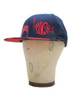 画像1: PHISH "Fishman Donut" Cap 　Navy / Red　size 6 7/8 - 7 1/4 (1)