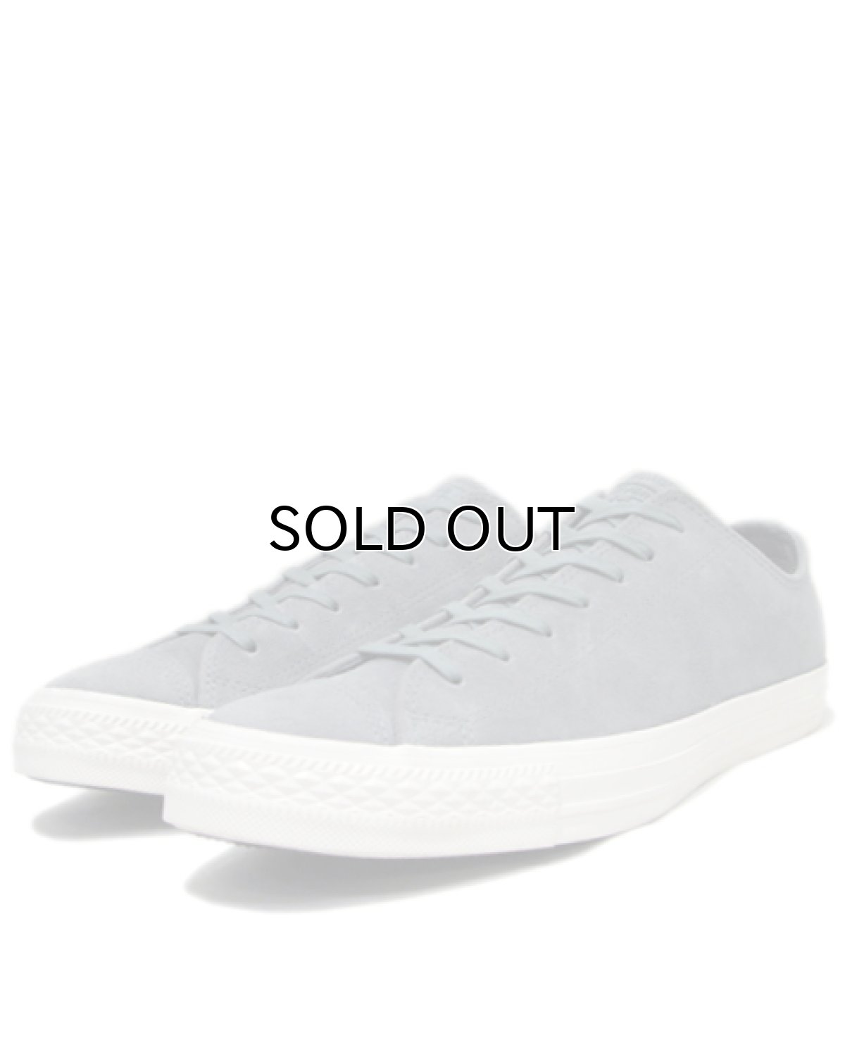 画像1: NEW Converse "Chuck Tailor All Star" Low-Cut Suede Sneaker　GREY　size 9.5 (28 cm) (1)
