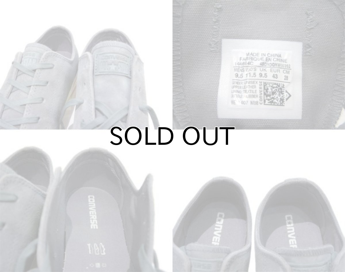 画像4: NEW Converse "Chuck Tailor All Star" Low-Cut Suede Sneaker GREY size 9.5 (28 cm) (4)