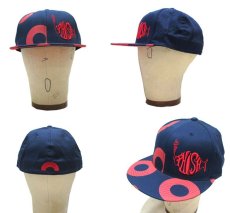 画像2: PHISH "Fishman Donut" Cap 　Navy / Red　size 6 7/8 - 7 1/4 (2)