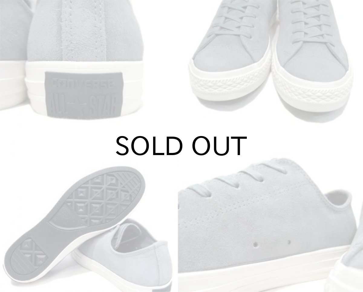 画像3: NEW Converse "Chuck Tailor All Star" Low-Cut Suede Sneaker GREY size 9.5 (28 cm) (3)