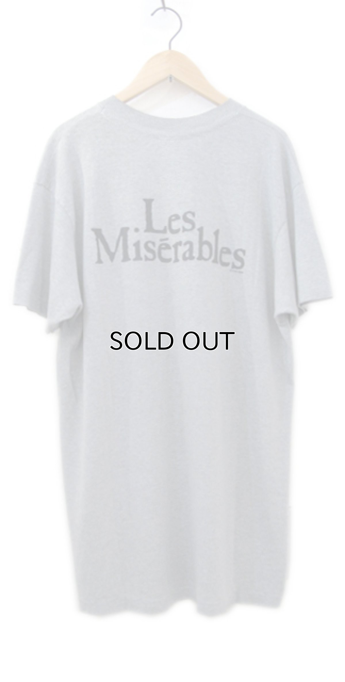 画像2: 1980's Hanes Print T-Shirts "Les Miserables" -made in USA- GREY size XL (表記 XL 46-48) (2)