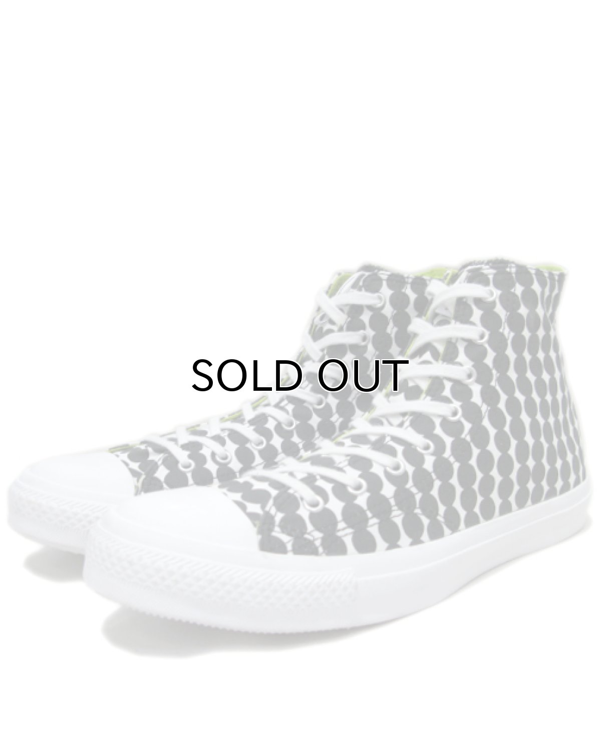 画像1: NEW Converse x marimekko "All Star" Hi-Cut Canvas Sneaker　Black / White　size 9 (27.5 cm) (1)