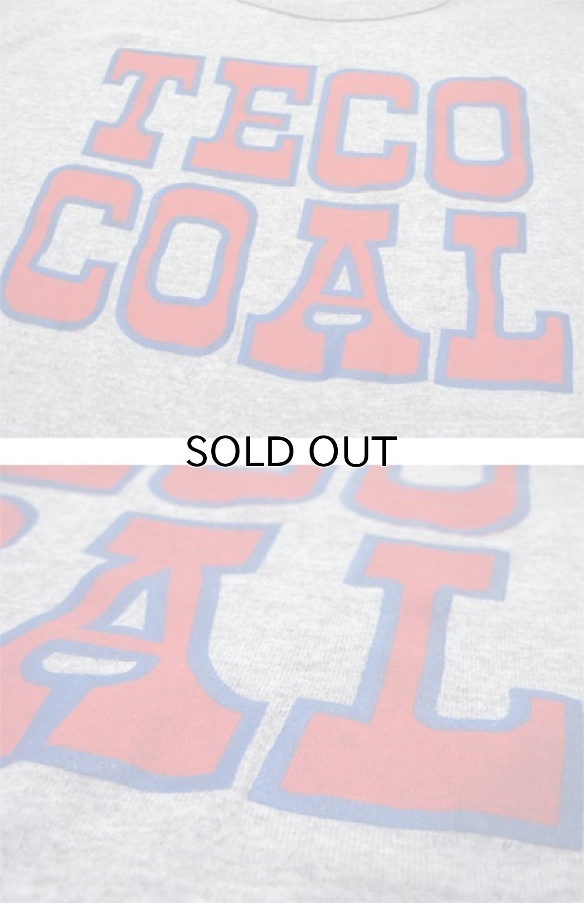 画像4: ~1990's Russell Athletic Print T-Shirts "TECO COAL"　Dead Stock one-washed　GREY　size XL (表記 XL) (4)