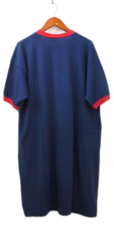 画像3: 1980's "HABAND PATERSON" Ringer T-Shirts with Pocket　Navy / Red　size XXL (表記 2XL) (3)