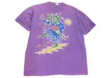 画像3: 1990's "Grateful Dead" Batik T-Shirts  made in U.S.A.　Faded Purple　size XL (表記 XL) (3)