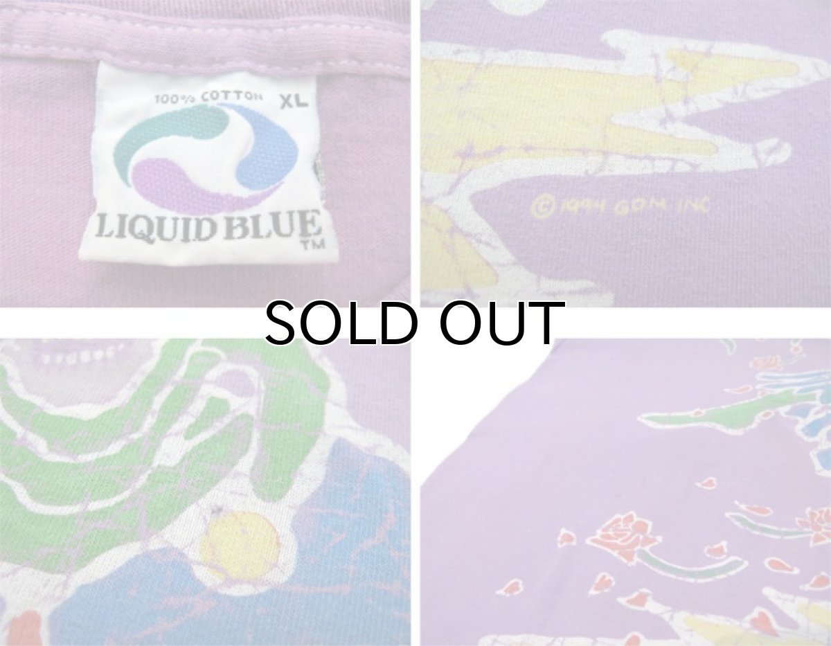 画像4: 1990's "Grateful Dead" Batik T-Shirts  made in U.S.A. Faded Purple size XL (表記 XL) (4)