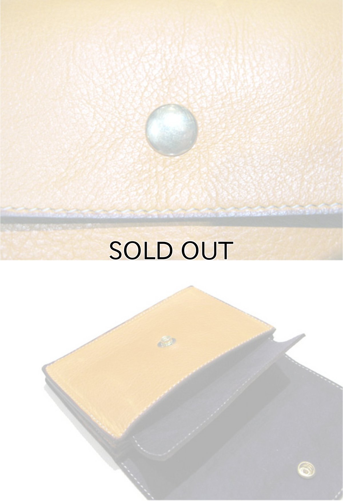 画像5: "JUTTA NEUMANN" Leather Wallet "the Waiter's Wallet"  Medium Size　color : Mustard / Deep Purple (5)