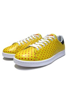 画像1: NEW◆adidas "STANSMITH" Leather Dot Sneaker　Yellow / Red　size 11.5 (1)