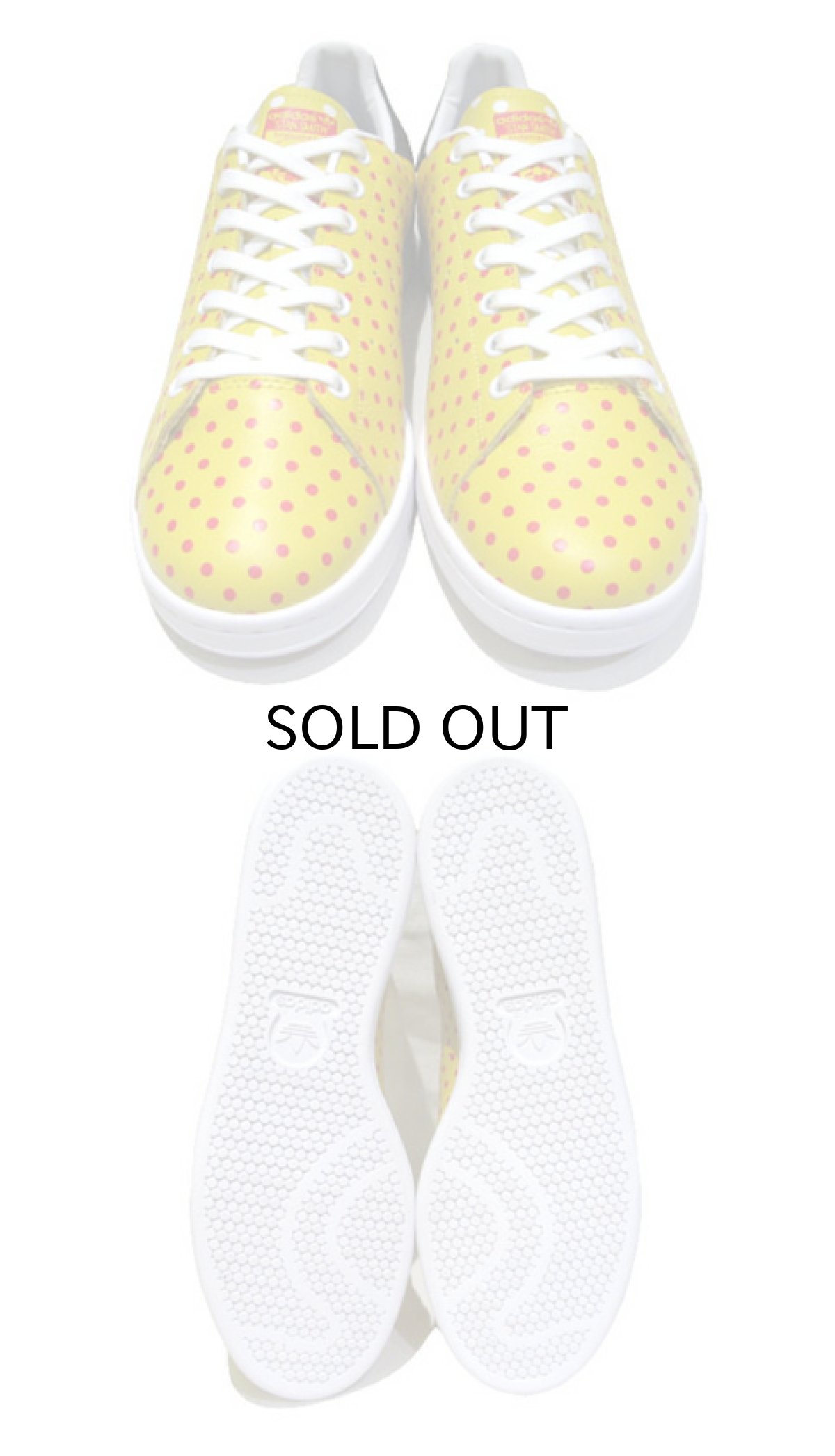 画像3: NEW◆adidas "STANSMITH" Leather Dot Sneaker Yellow / Red size 11.5 (3)