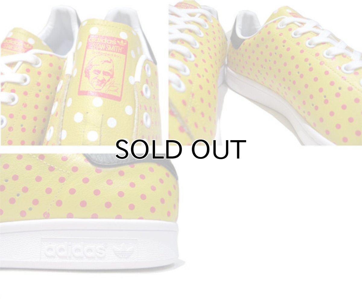 画像4: NEW◆adidas "STANSMITH" Leather Dot Sneaker Yellow / Red size 11.5 (4)