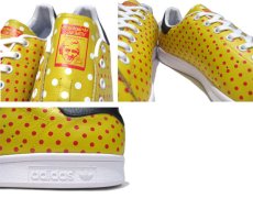 画像4: NEW◆adidas "STANSMITH" Leather Dot Sneaker　Yellow / Red　size 11.5 (4)