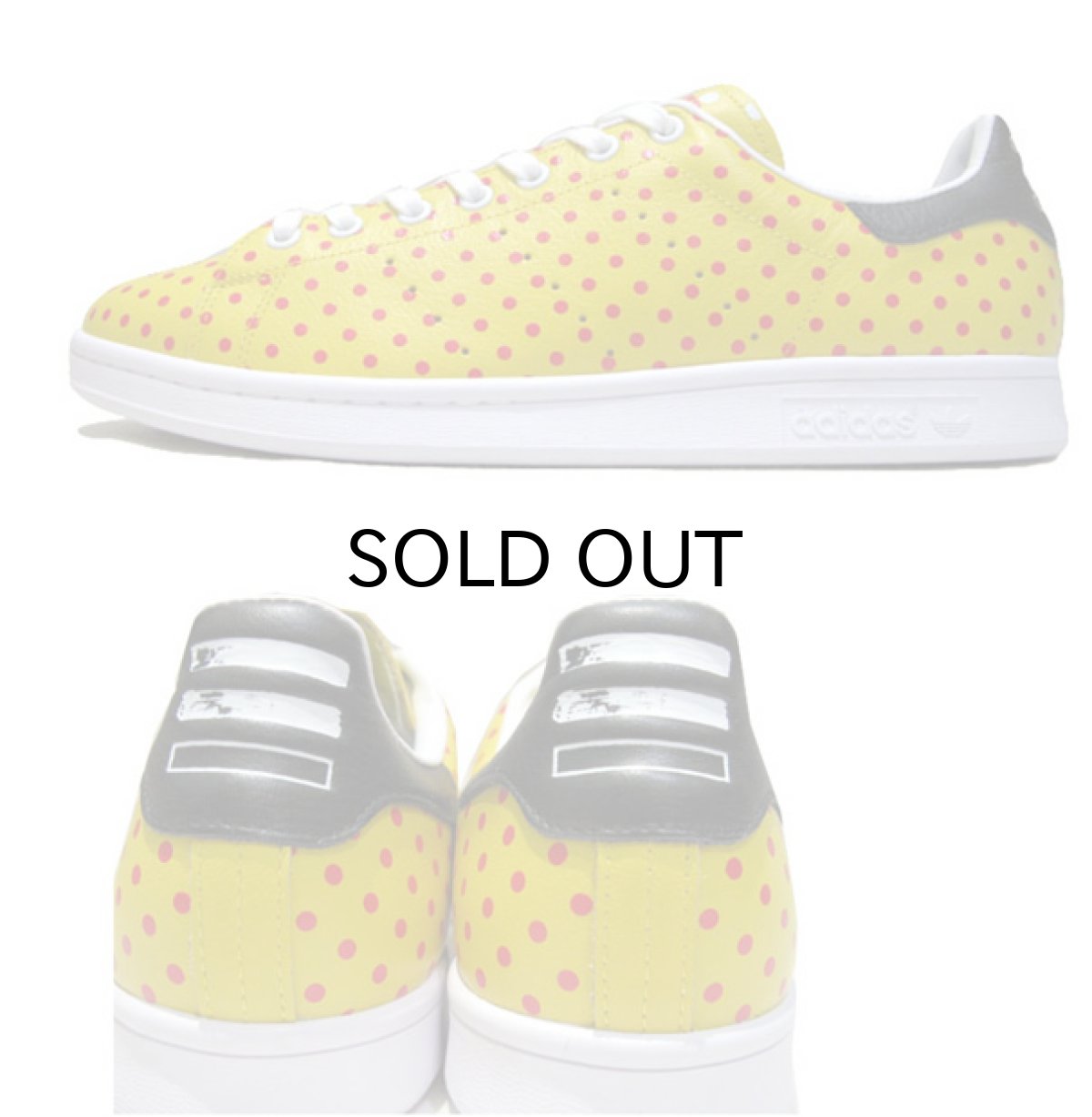 画像2: NEW◆adidas "STANSMITH" Leather Dot Sneaker Yellow / Red size 11.5 (2)