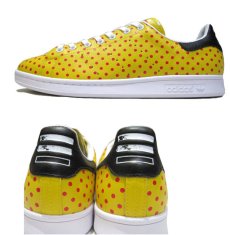 画像2: NEW◆adidas "STANSMITH" Leather Dot Sneaker　Yellow / Red　size 11.5 (2)