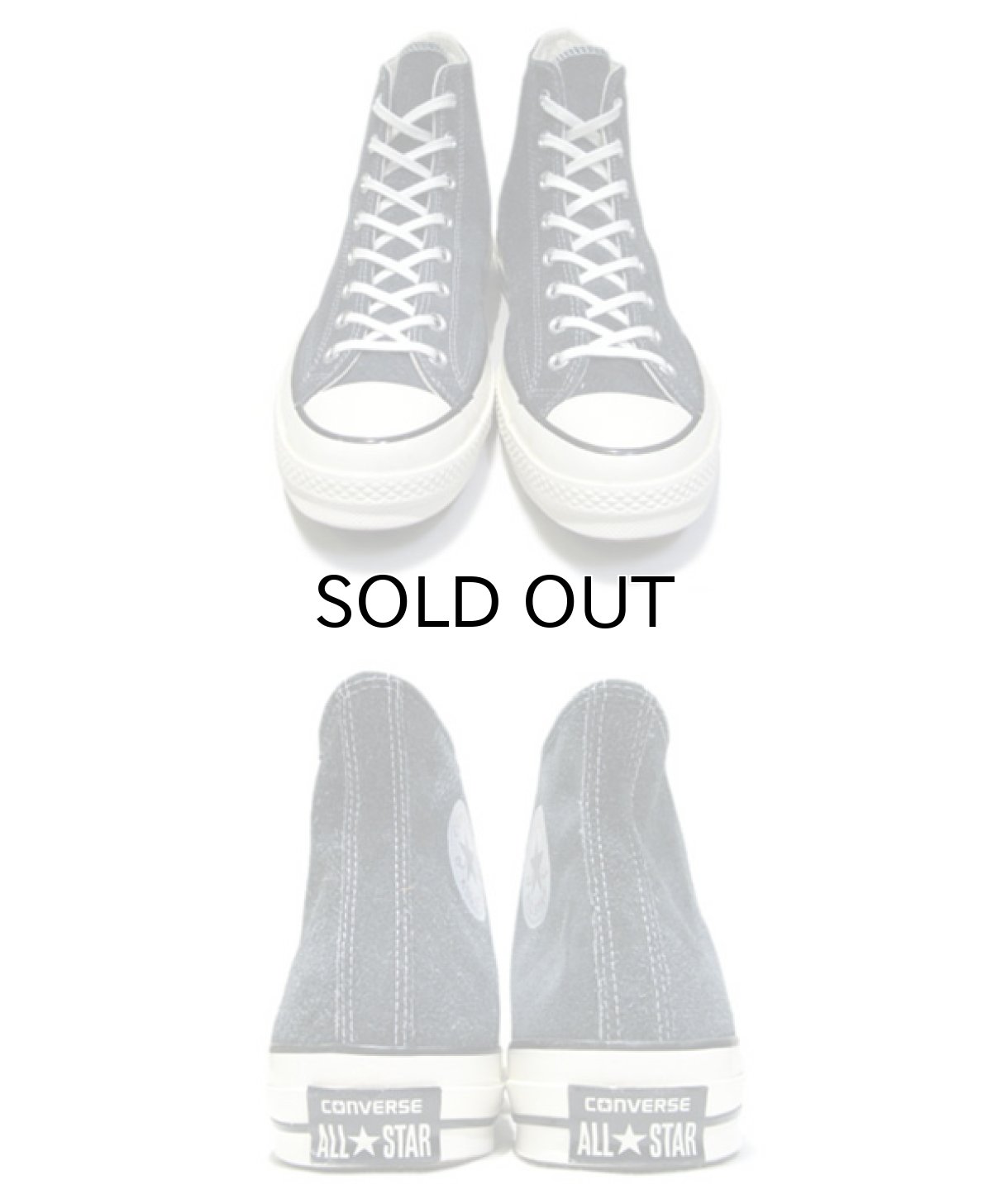 画像2: NEW Converse "Chuck Tailor Premium" Hi-Cut Suede Sneaker Black size 10.5 (29 cm) (2)