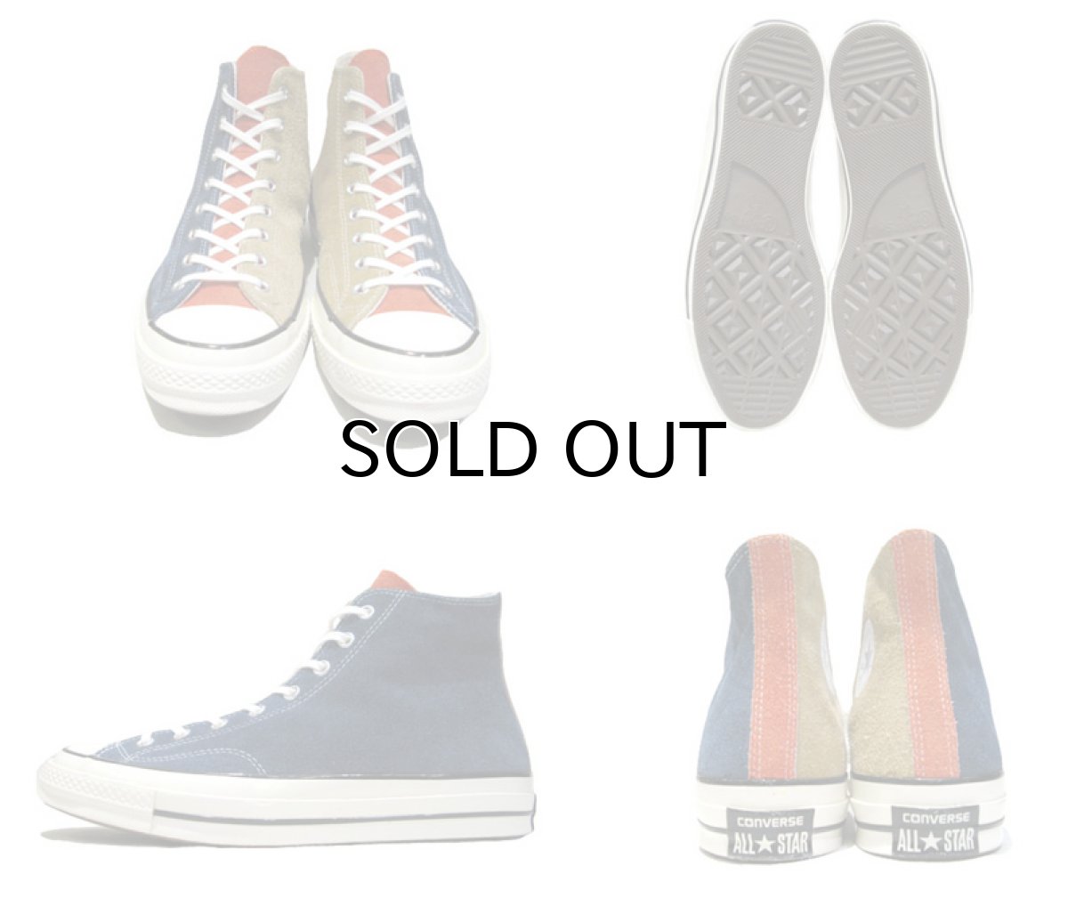 画像2: NEW Converse "Chuck Tailor Premium" Hi-Cut Suede Sneaker Crazy Pattern size 10 (28.5 cm) (2)