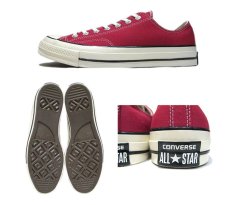 画像3: NEW Converse "Chuck Tailor Premium" Low-Cut Canvas Sneaker　CRIMSON　size 9 , 10 (3)