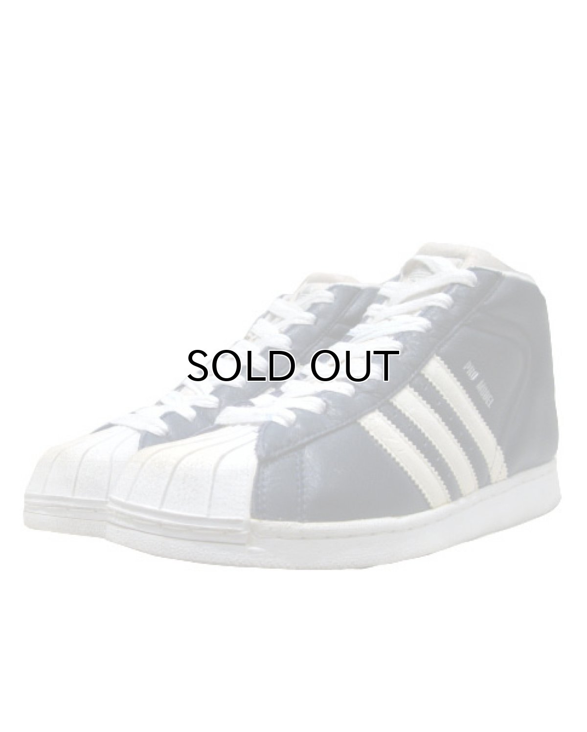 画像1: 90's adidas "PRO-MODEL" Hi-Cut Sneaker　Navy / White　size 10 (28 cm)　 (1)