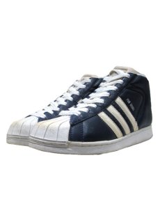 画像1: 90's adidas "PRO-MODEL" Hi-Cut Sneaker　Navy / White　size 10 (28 cm)　 (1)