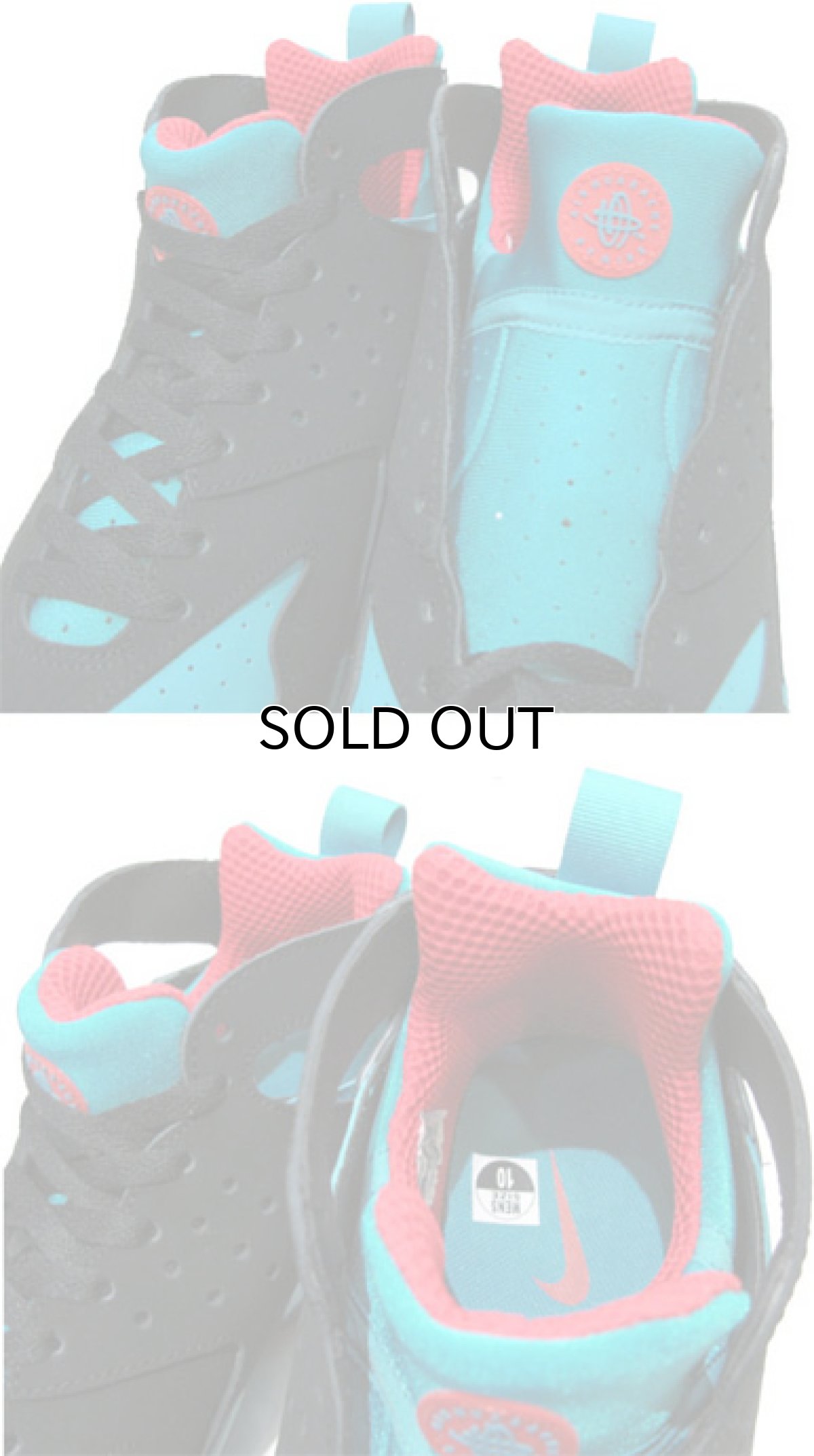 画像5: NEW NIKE "AIR TECK HURACHE" Sneaker Green / Black / Red size 9 / 10 (5)