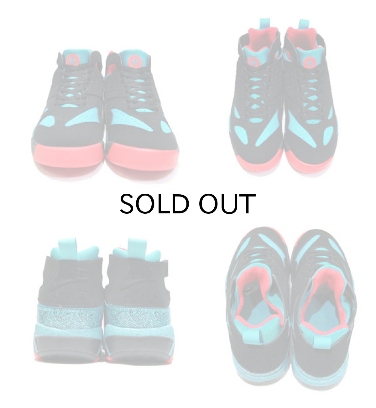 画像2: NEW NIKE "AIR TECK HURACHE" Sneaker Green / Black / Red size 9 / 10 (2)